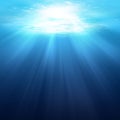 Underwater scene background Royalty Free Stock Photo