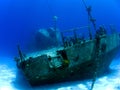 Underwater Shipwreck in Cayman Brac