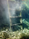 Underwater Stairs in the Gran Cenote