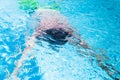 Underwater Swimmer Royalty Free Stock Photo