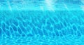 Underwater swimming pool background. Empty swimming pool with sunlight and caustic Royalty Free Stock Photo