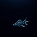Underwater Symphony: Colorful Aquarium Fish in Motion