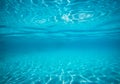 Underwater under the sea clear Bright blue Royalty Free Stock Photo