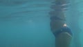 Underwater video: women underwater