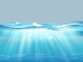 Underwater Wave Transparent Composition