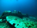 Underwater wreck of the JU87 Stuka