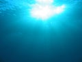 Underwater zenith Royalty Free Stock Photo