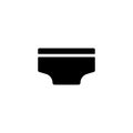 Underwear icon vector illustration