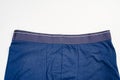 Men`s briefs boxers from the blue color cotton