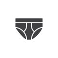 Underwear vector icon Royalty Free Stock Photo