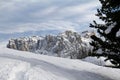 Undici peak in winter Royalty Free Stock Photo