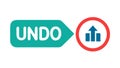 UNDO Action Button Revert Icon Vector, vector design Generative AI Royalty Free Stock Photo