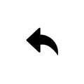 Undo Arrow Icon, Redo Arrow Icon. Direction arrow sign. Motion icon. Arrow button. EPS 10 Royalty Free Stock Photo