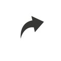 Undo Arrow Icon, Redo Arrow Icon. Direction arrow sign. Arrow button. Royalty Free Stock Photo
