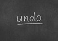 Undo