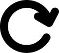 Undo line style vector icon which can easily modify or edit it for social media