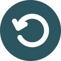 Undo line style vector icon which can easily modify or edit it for social media