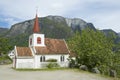 Undredal Stave church exterior in Undredal, Norway. Royalty Free Stock Photo