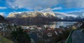 Undredal village in an Aurlandsfjord in Norway Royalty Free Stock Photo