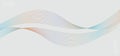 Undulate gradient multicolor lines with blend effect. Twisted Ribbon background, frequency soundwave curve , Technology geometric