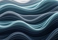 Undulating abstract pattern with soft, flowing waves in varying Royalty Free Stock Photo