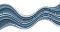 Undulating blue and light grey wave-like patterns create a fluid, three-dimensional Royalty Free Stock Photo
