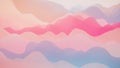 Undulating forms create a soft, harmonious composition resembling a surreal Royalty Free Stock Photo