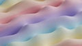 Undulating pastel colored waves create a serene abstract pattern Royalty Free Stock Photo
