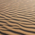 Undulating patterns of rippled sand cover the ground, highlighting the natural formations typically Royalty Free Stock Photo