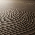 Undulating ripples create a smooth texture resembling sand dunes Royalty Free Stock Photo