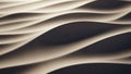 Sand dunes with gentle curves and soft shadows create a rhythmic Royalty Free Stock Photo
