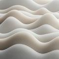 Undulating waves of foam create a pattern resembling gentle, rolling hills. The foam Royalty Free Stock Photo