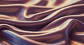 Undulating waves of shimmering purple fabric create a luxurious and flowing