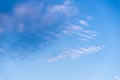 Undulatus clouds on sky. Royalty Free Stock Photo