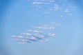 Undulatus clouds on sky.