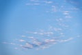 Undulatus clouds on sky. Royalty Free Stock Photo