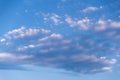 Undulatus clouds on sky.