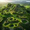 Discover Celtic history\'s hidden treasures with this cutting-edge aerial exploration Give the verdant