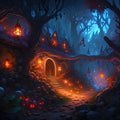 Whispers of the Goblin Grotto - AI Generative By Halloween AI