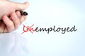 Unemployed Concept Royalty Free Stock Photo