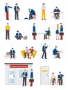 Unemployed People Characters Set