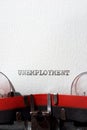 Unemployment concept view