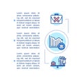 Unemployment consequences concept icon with text