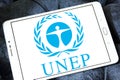 UNEP , United Nations Environment Programme logo Royalty Free Stock Photo