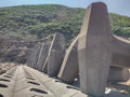 UNESCO Global  Geopark high island in Hong Kong saikung beautiful nature photography stones Royalty Free Stock Photo