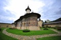 UNESCO heritage: the moldavian monastery Sucevita Royalty Free Stock Photo