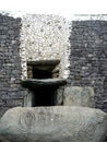 UNESCO Heritage - Triple Spiral at Newgrange Royalty Free Stock Photo