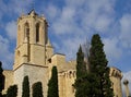 Bell tower and apse of the Cathedral of Tarragona. Spain.