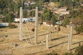UNESCO World Heritage obelisks of Axum, Ethiopia. Royalty Free Stock Photo