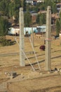 UNESCO World Heritage obelisks of Axum, Ethiopia. Royalty Free Stock Photo